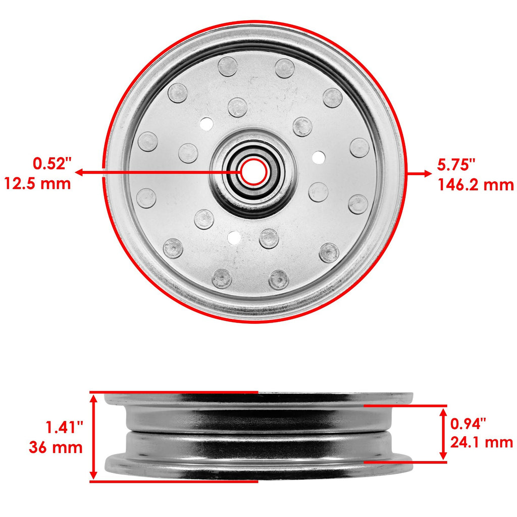 Flat Idler Pulley Replacement Mower Deck for Bad Boy (2000–2010)
