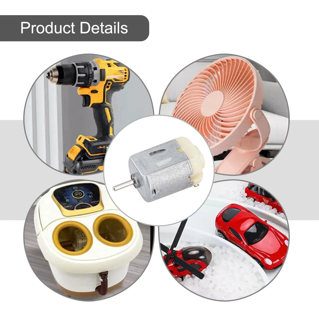 DC Motor with 2mm Shaft Diameter, 1V-6V Operating Voltage
