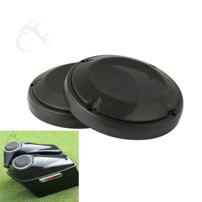 6.5" Saddlebag Lid Speaker Grills for Harley Touring Road Glide (1983–2024)