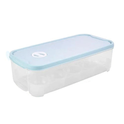 Stackable Clear Egg Storage Box for Kitchen Fridge (26x14x9cm)