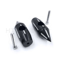 2.25" Black Spike Handlebar Risers for Harley Softail Dyna Sportster (Custom)