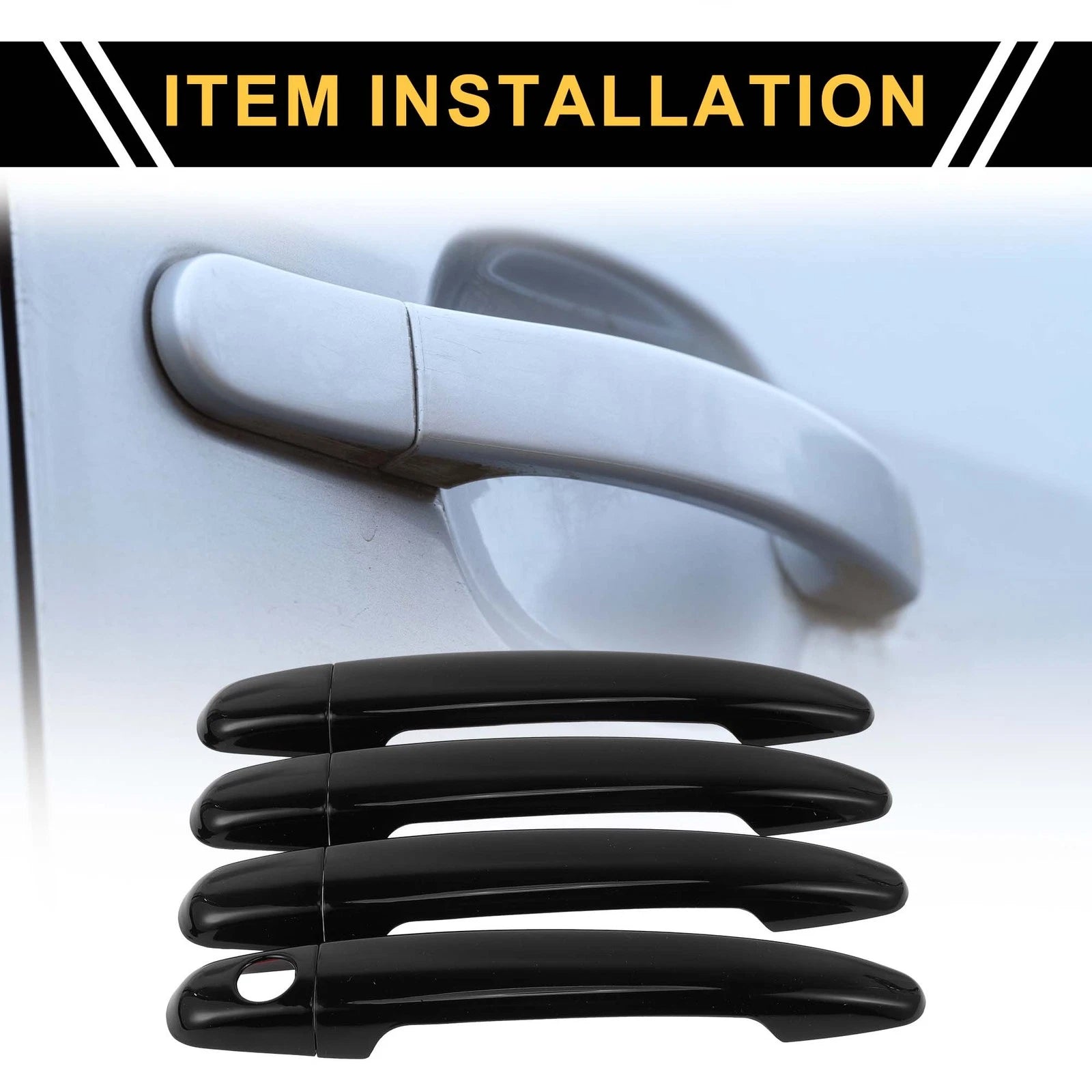 Exterior Door Handle Cover Set 4pcs for Toyota 4Runner (2003–2010)