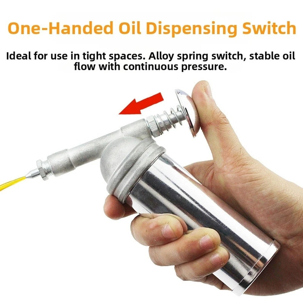 Handheld 80CC Manual Grease Dispenser with Angled Nozzle for Car Machinery Use