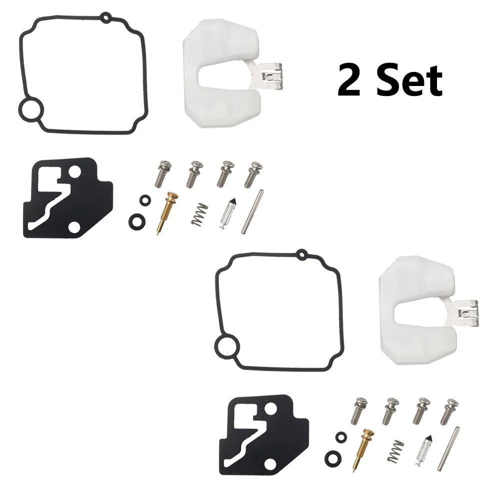 2X Carburetor Repair Kit for Mercury Mariner 4Stroke 9.9 15 HP (18-7738, 802706A1)