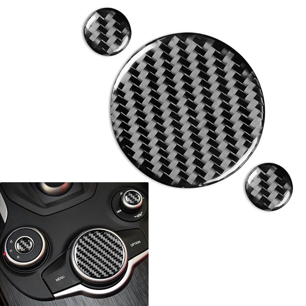 Center Console Switch Button Cover Trim for Alfa Romeo Giulia (2017–2019)