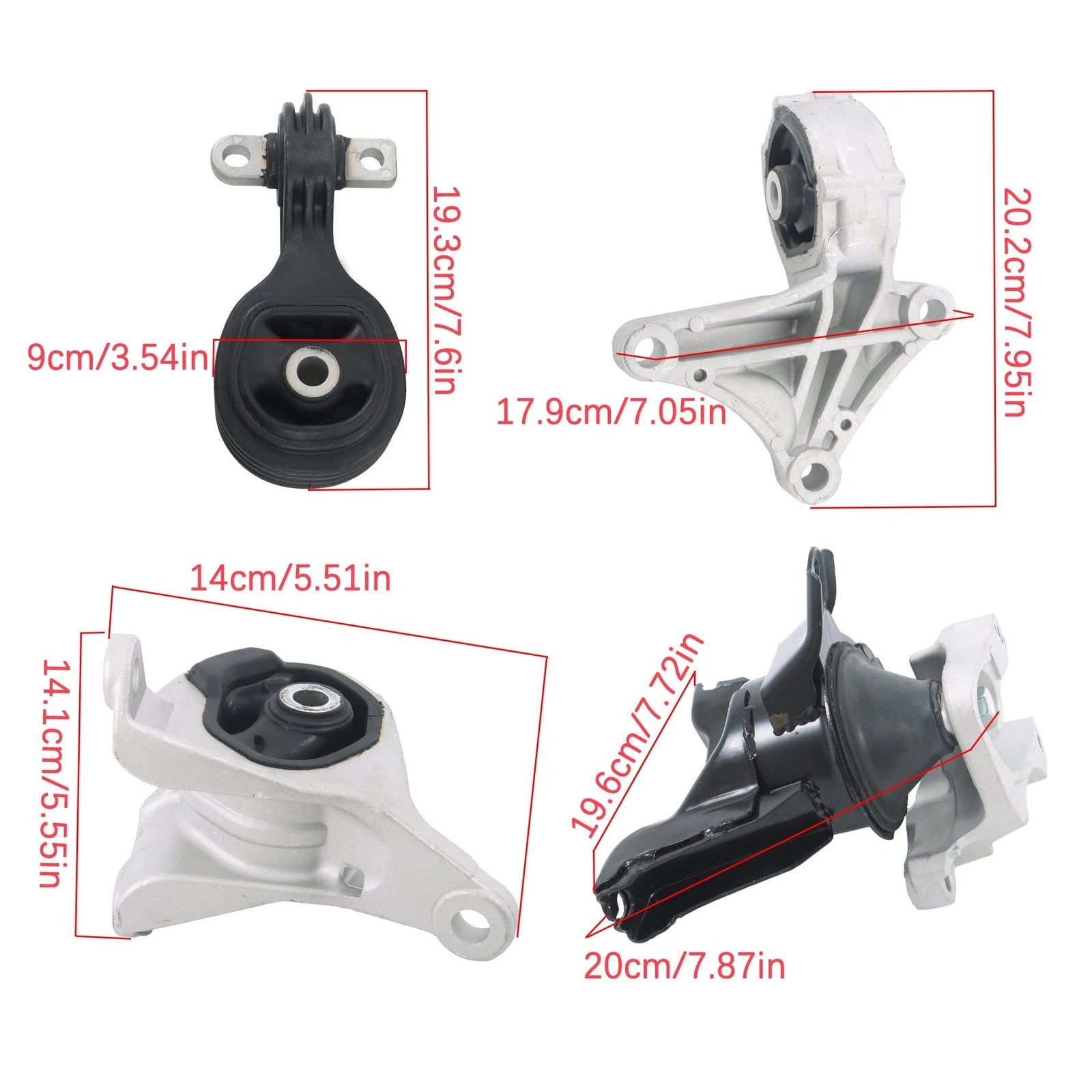 5X Engine Motor Mount for Honda CR-V 2.4L (2012–2014) A65052