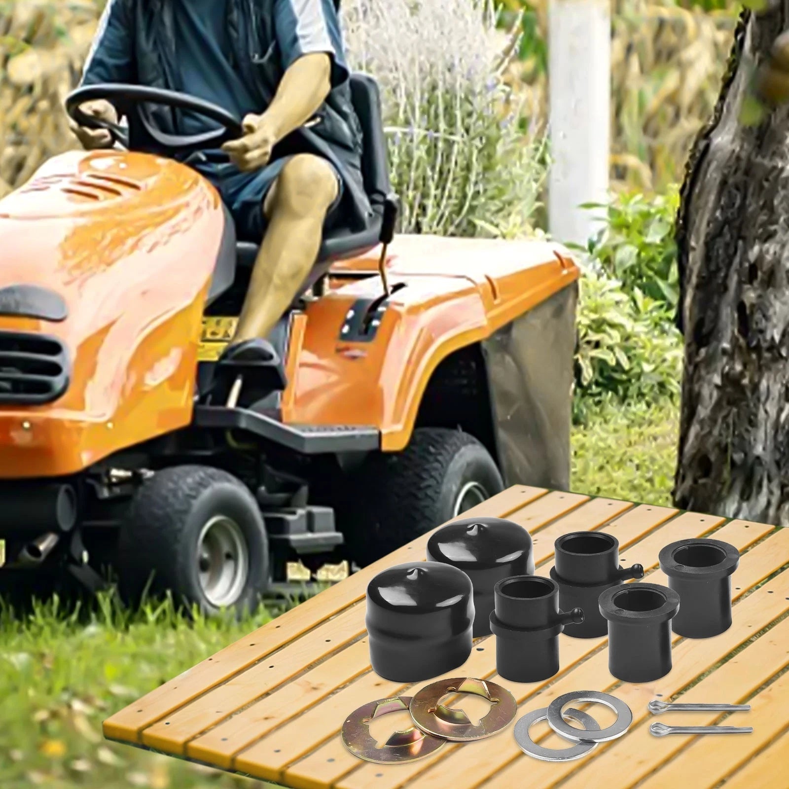 Front Wheel Bearing Rebuild Kit for Lawn Tractors (Multiple Models)