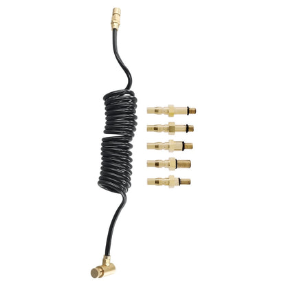 Set of 2 Brass Green Gas Adapter Tubes for Improved Gameplay Efficiency