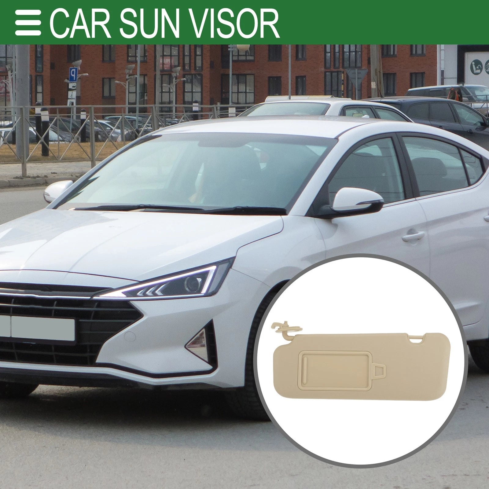 Car Sun Visor Replacement for Hyundai Elantra AD (2016–2019) Left Driver Side