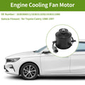 Radiator Fan Motor Replacement for Toyota Camry (1988–1997)