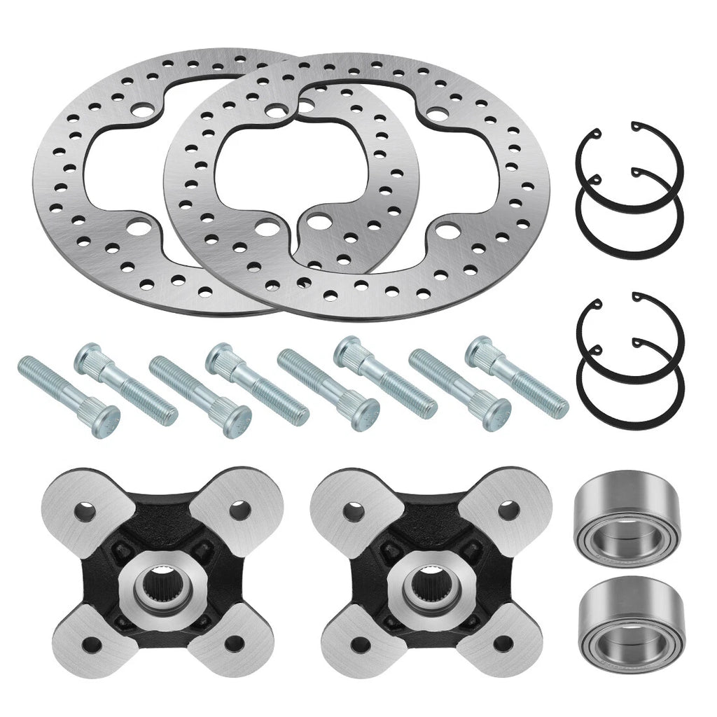 2X Wheel Hubs Rotor Bearing Studs for Polaris RZR XP 1000 (2014–2023)