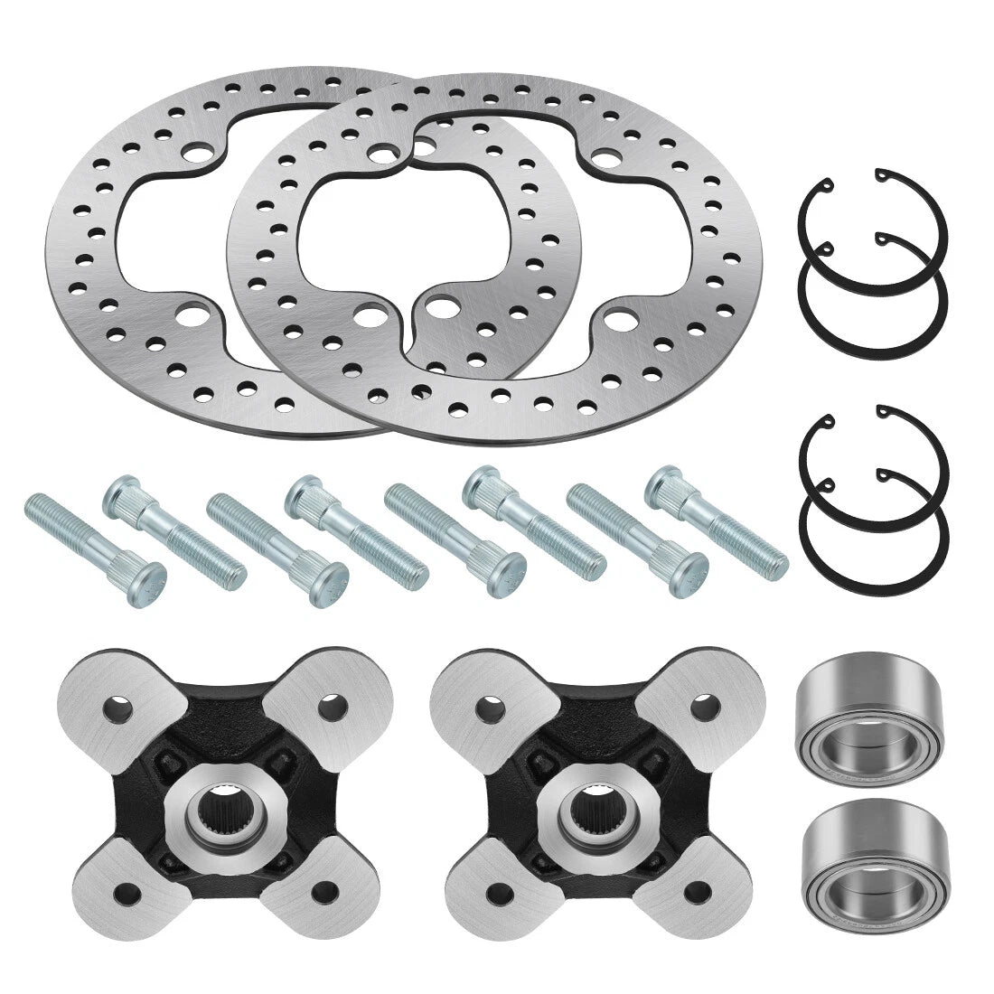 2X Wheel Hubs Rotor Bearing Studs for Polaris RZR XP 1000 (2014–2023)