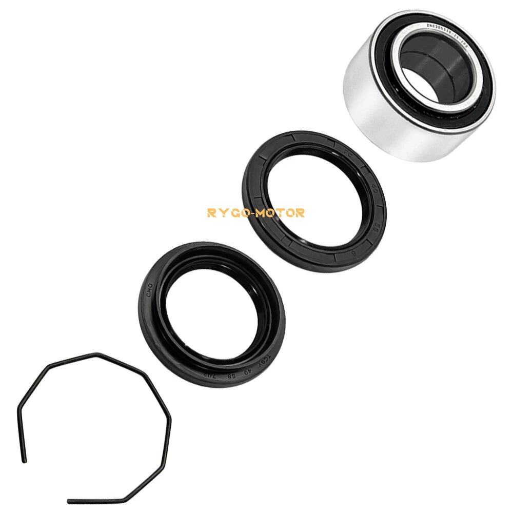 Front & Rear Wheel Hub Bearings Seals Kit for Arctic Cat 300 2x4 4x4 (1998–2004)