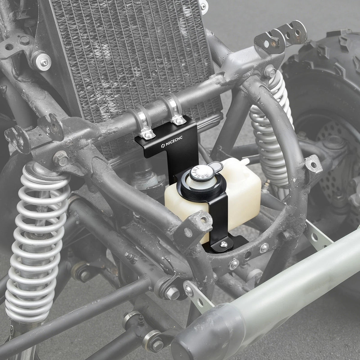 Coolant Reservoir Relocation Bracket for Banshee 350 YFZ350 (1988–2006)