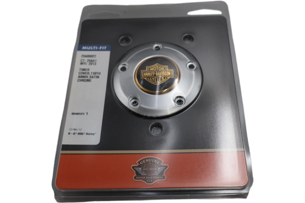 OEM Timer Cover for Harley-Davidson Twin Cam (1999–2017) Satin Chrome