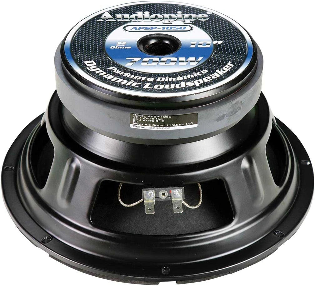 10" Loudspeaker for Audiopipe APSP1050 (700W Max)