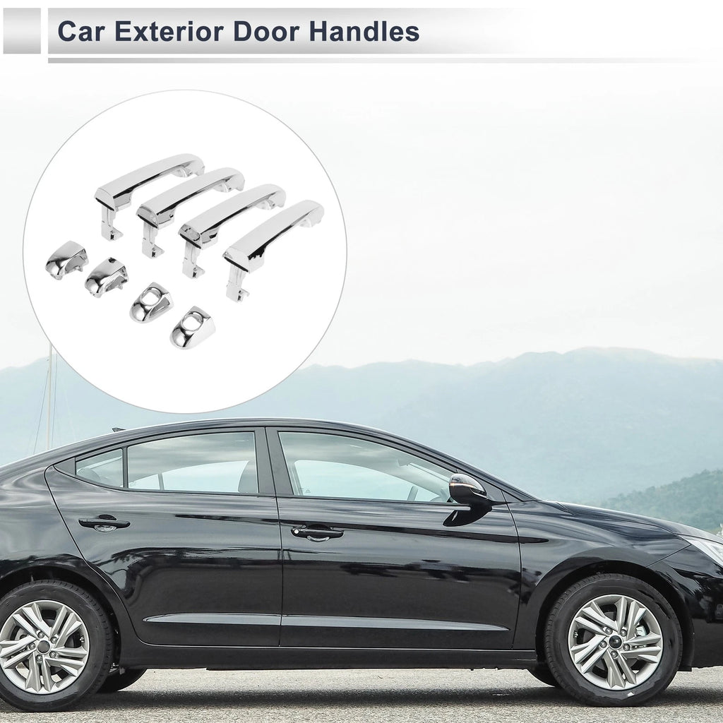 Front Left Right Exterior Door Handles for Hyundai Elantra (2007–2012)