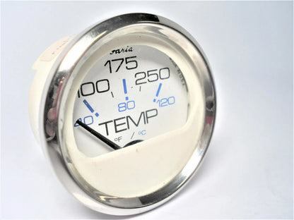Faria GP9172A 2" Marine Engine Motor Temperature Gauge for Boats