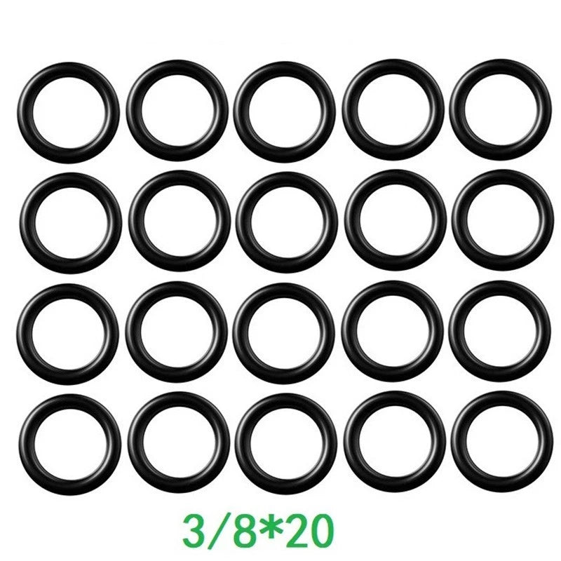 40pcs Rubber O-ring Washers for M22 1/4" 3/8" High Pressure Tools