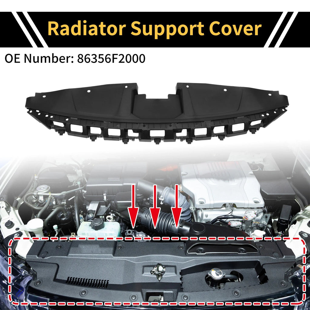 Radiator Support Cover Replacement for Hyundai Elantra (2017–2018)
