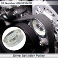 Drive Belt Idler Pulley for Audi A4 (2007–2017) Replacement Black 1 Piece