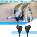 2X Windshield Washer Nozzle for Chevrolet Silverado 1500 (2014–2019) Replace No.23181646