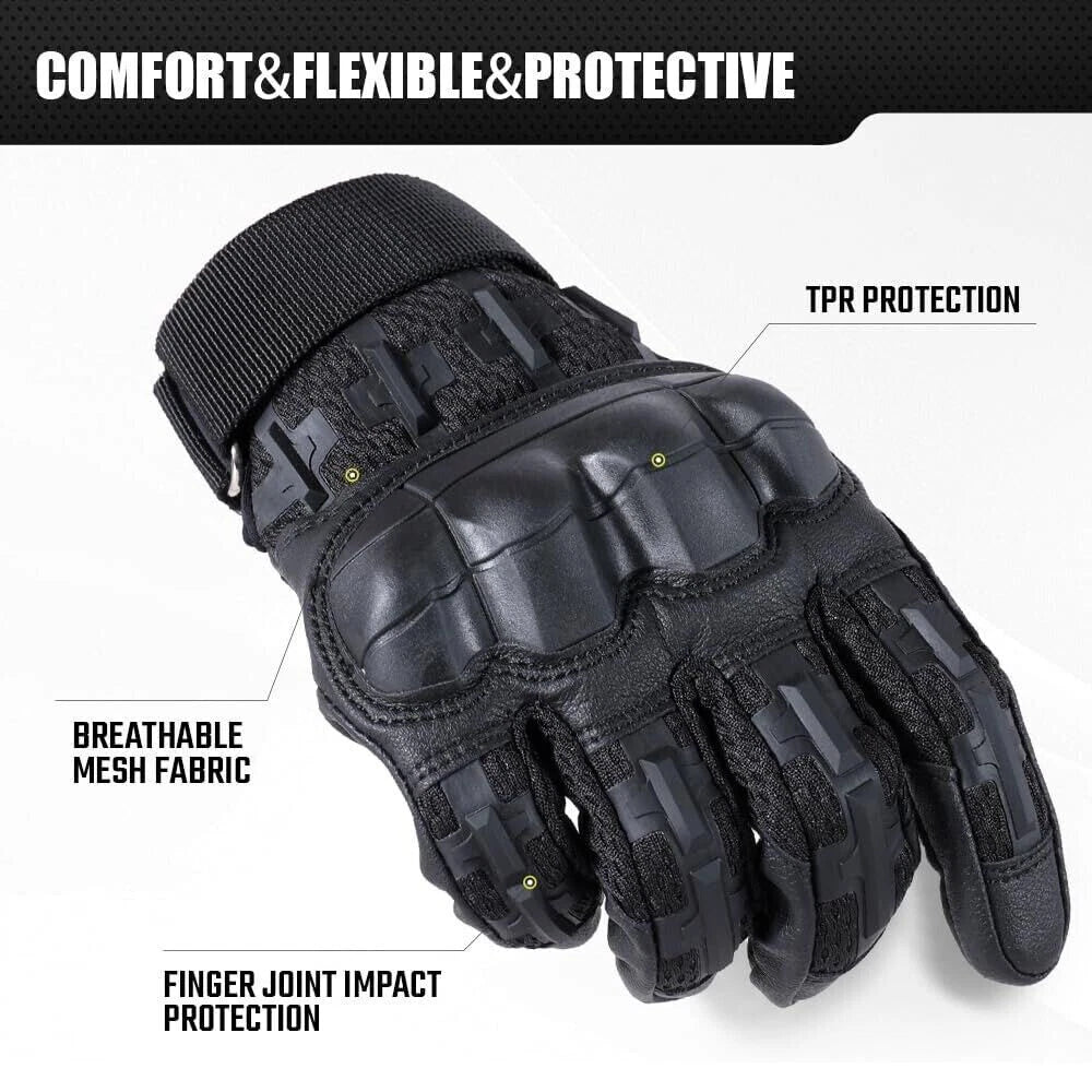 Tactical Touchscreen Gloves Full Finger Anti-slip Breathable Outdoor Work