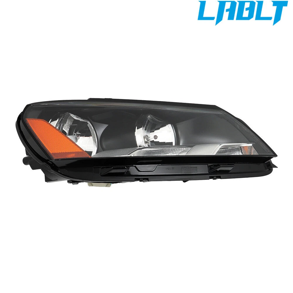 Right Side Headlight Halogen for Volkswagen Passat (2012–2015) LABLT