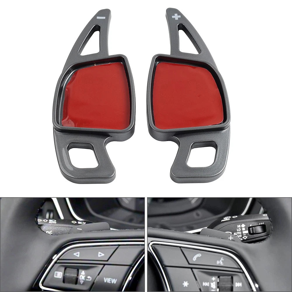 Steering Wheel Shifter Paddle Extensions for Audi A3 A4 A5 A6 A7 S4 S5 (2010–2020)