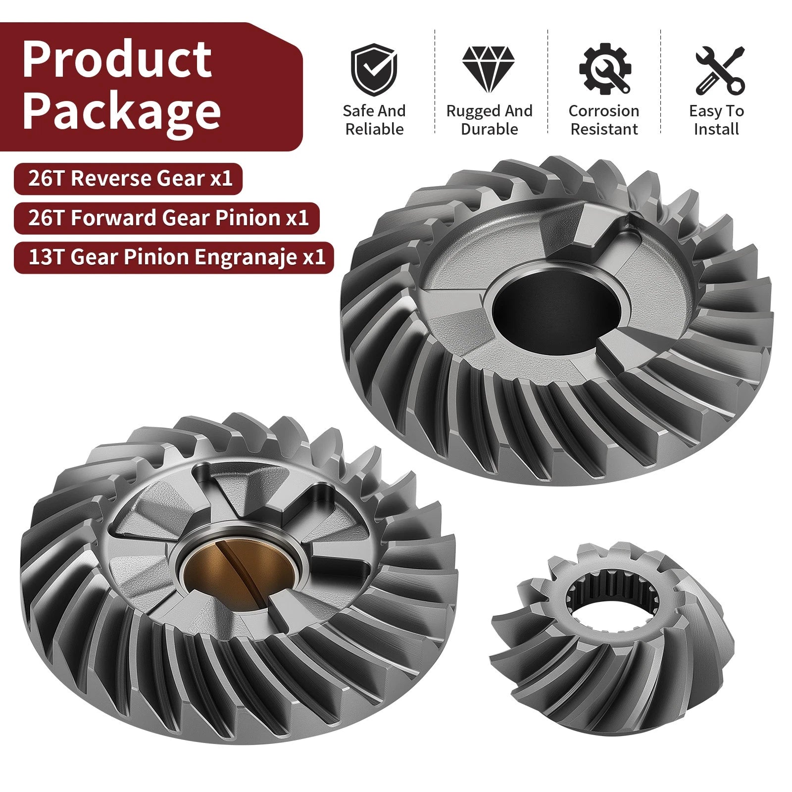 Gear Set 688-45560-00 for Yamaha C85 TLR CV85 (1989–1996)