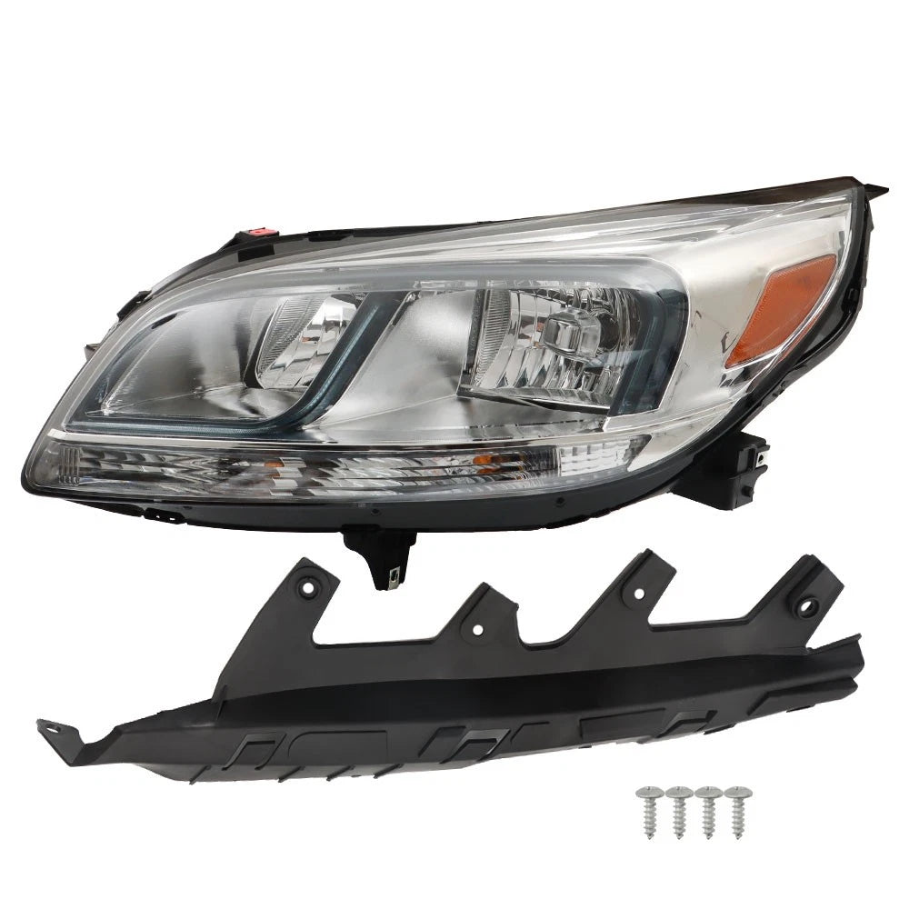 Halogen Headlight for Chevy Malibu LS (2013–2016) Left Driver