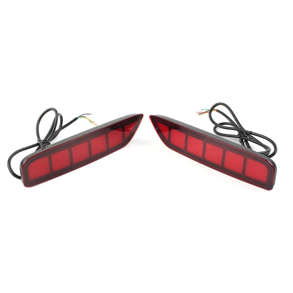 2X Rear Bumper Reflector Brake Fog Lamp Turn Signal Light for Mitsubishi Xpander