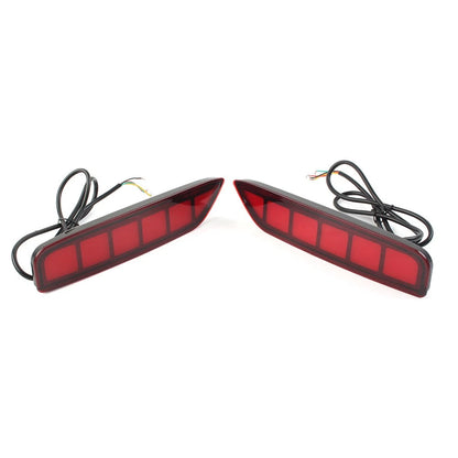 2X Rear Bumper Reflector Brake Fog Lamp Turn Signal Light for Mitsubishi Xpander