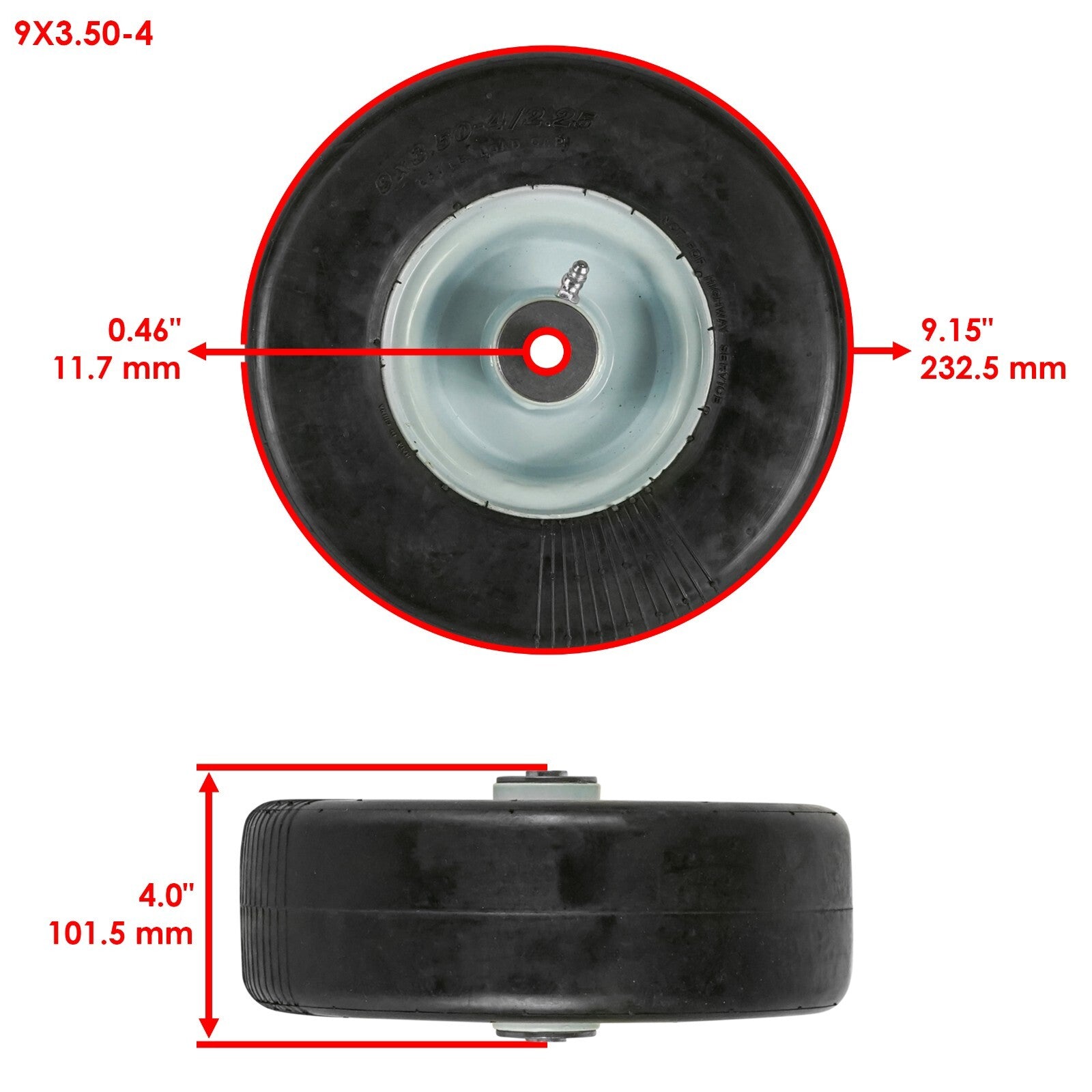 Zero-Flat Wheel Replacement for John Deere 160 261 260 1435 1445 1565 (2010–2019)