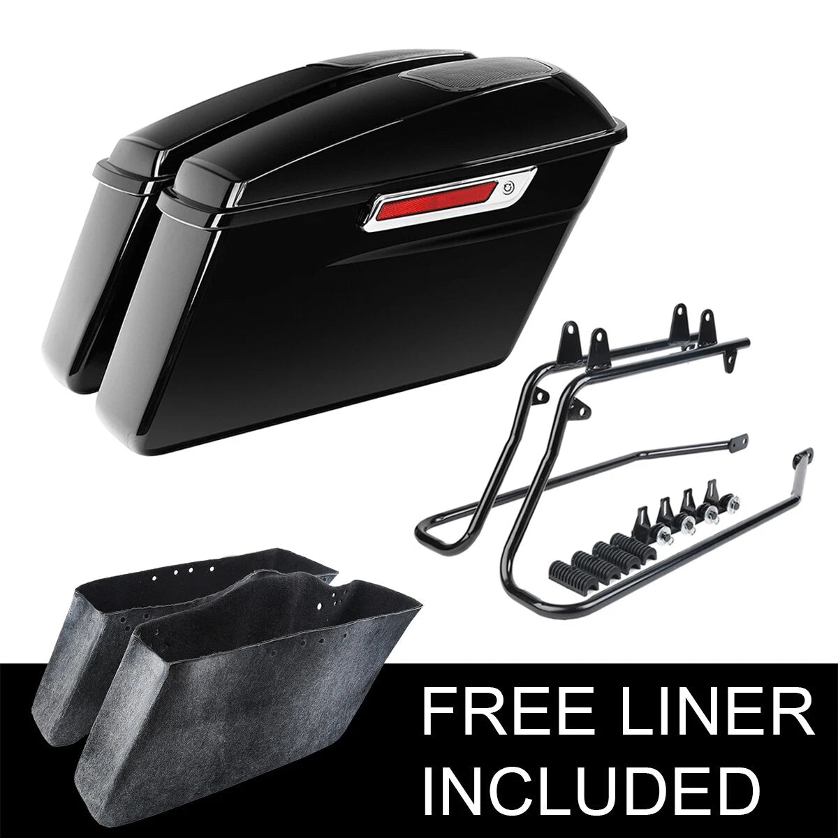 Speaker Lids Conversion Bracket for Harley Softail (1984–2013)