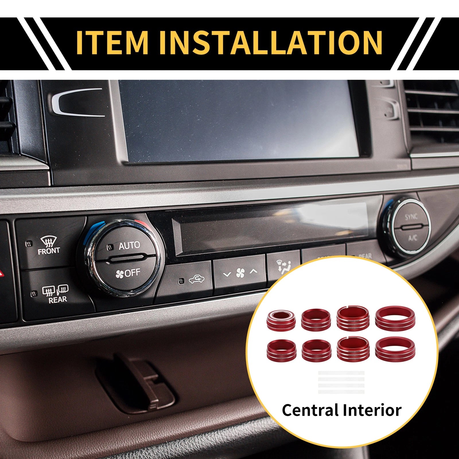 4WD Light Switch Knob Cover Ring Replacement for GMC Sierra (2014–2018)