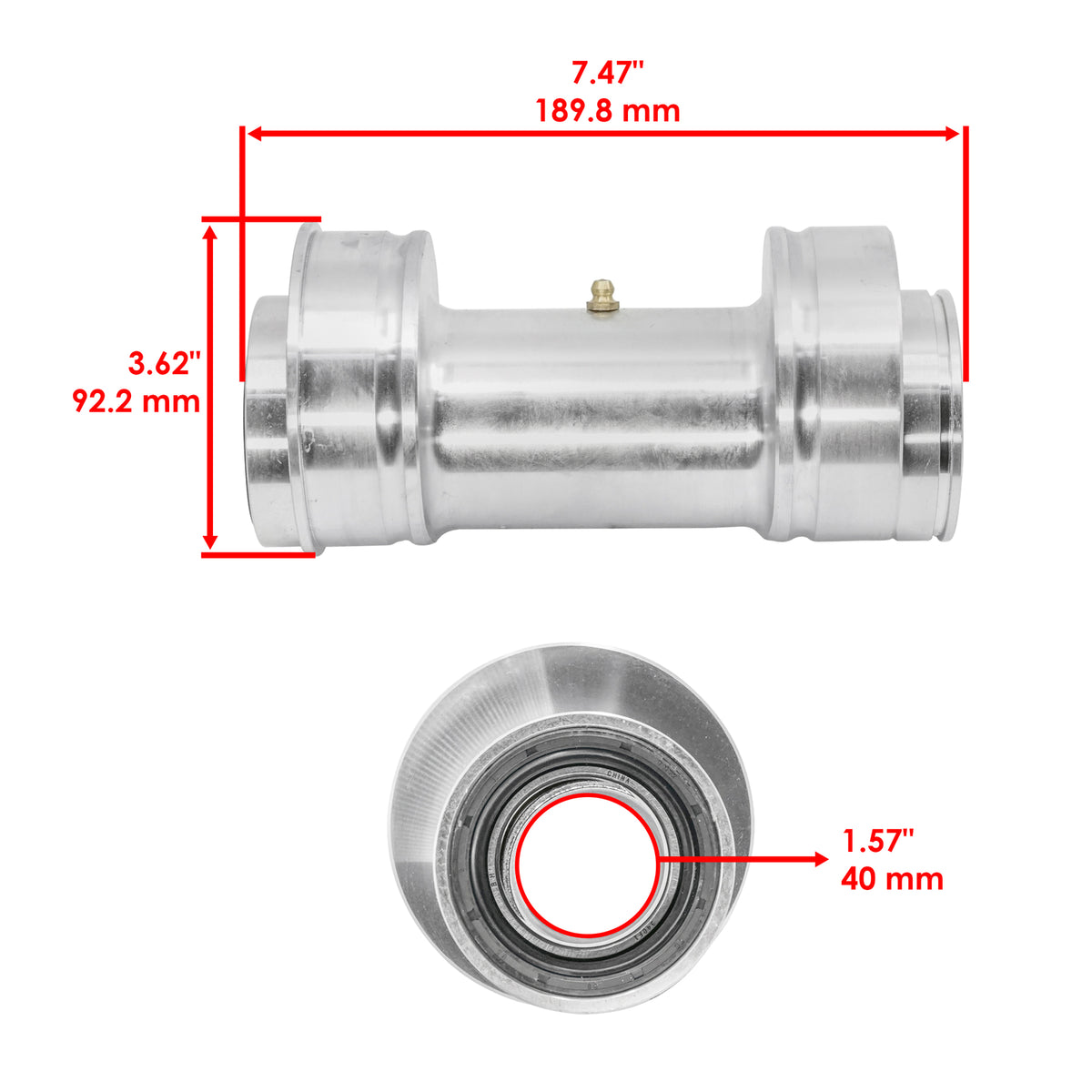 Rear Axle Bearing Carrier Hub Replacement for Can-Am DS450 (2008–2009)