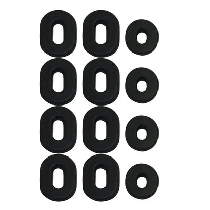 12Pcs Rubber Side Panel Frame Grommet Set for Honda CB100K CL100S XL100 CB550K (1969–1978)