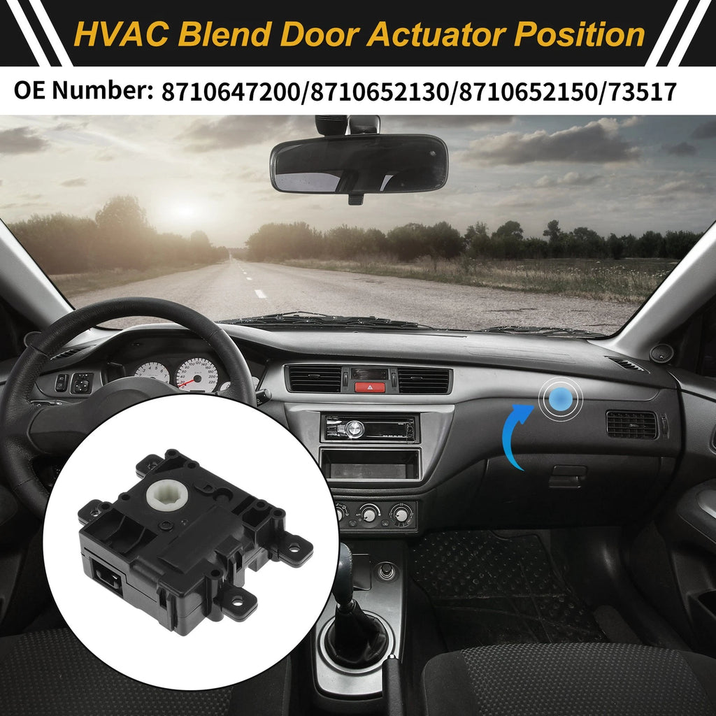 HVAC Heater Blend Door Actuator Replacement for Toyota Prius C (2012–2017)
