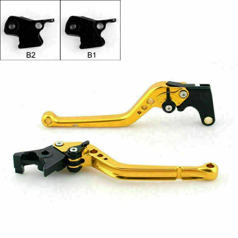 Long Brake Clutch Levers for BMW K1600 K1200 K1300 R1200 R/S/GS (2011–2020) Gold T9