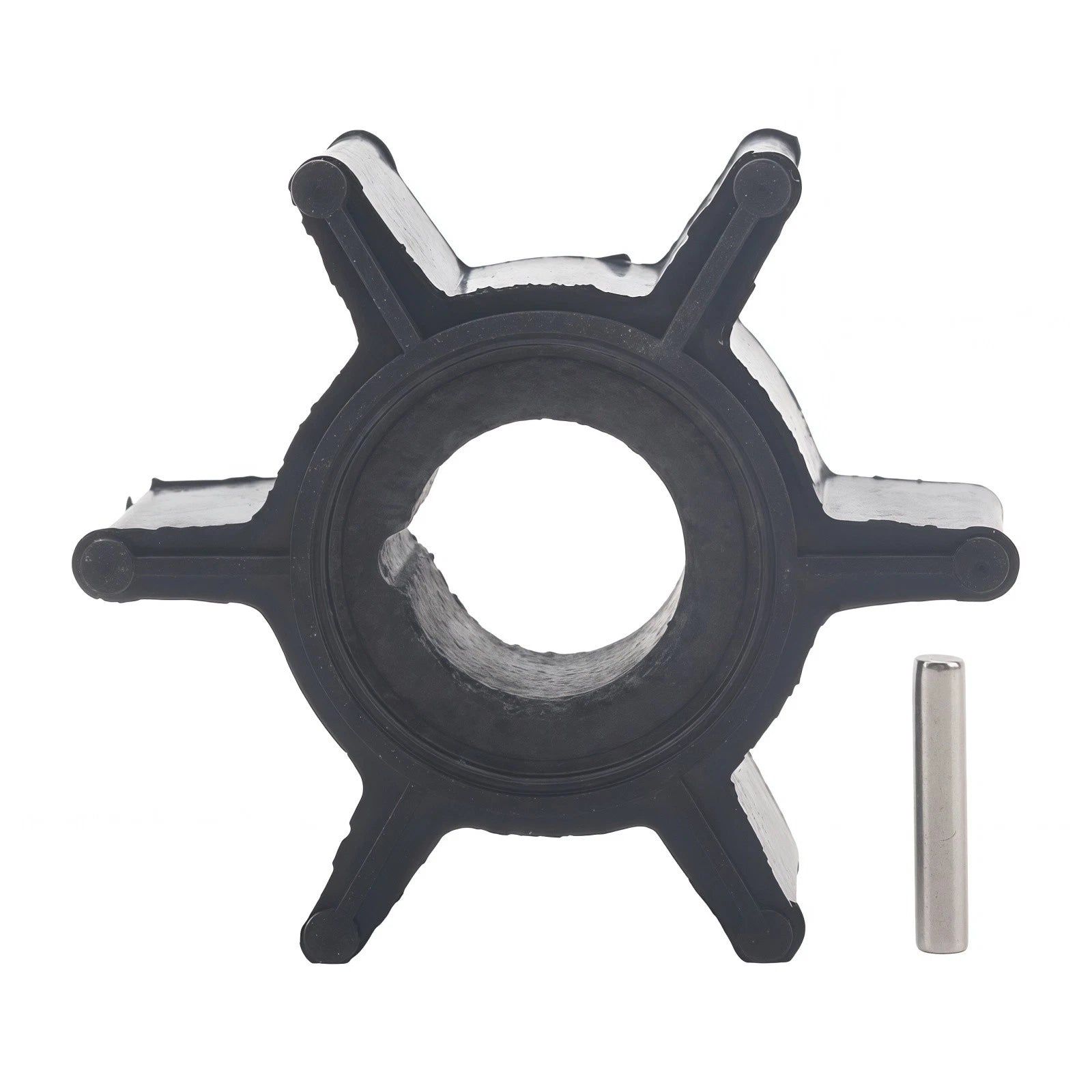 Water Pump Impeller & Pin for Tohatsu Nissan Outboard 2-6 HP (369650211M)