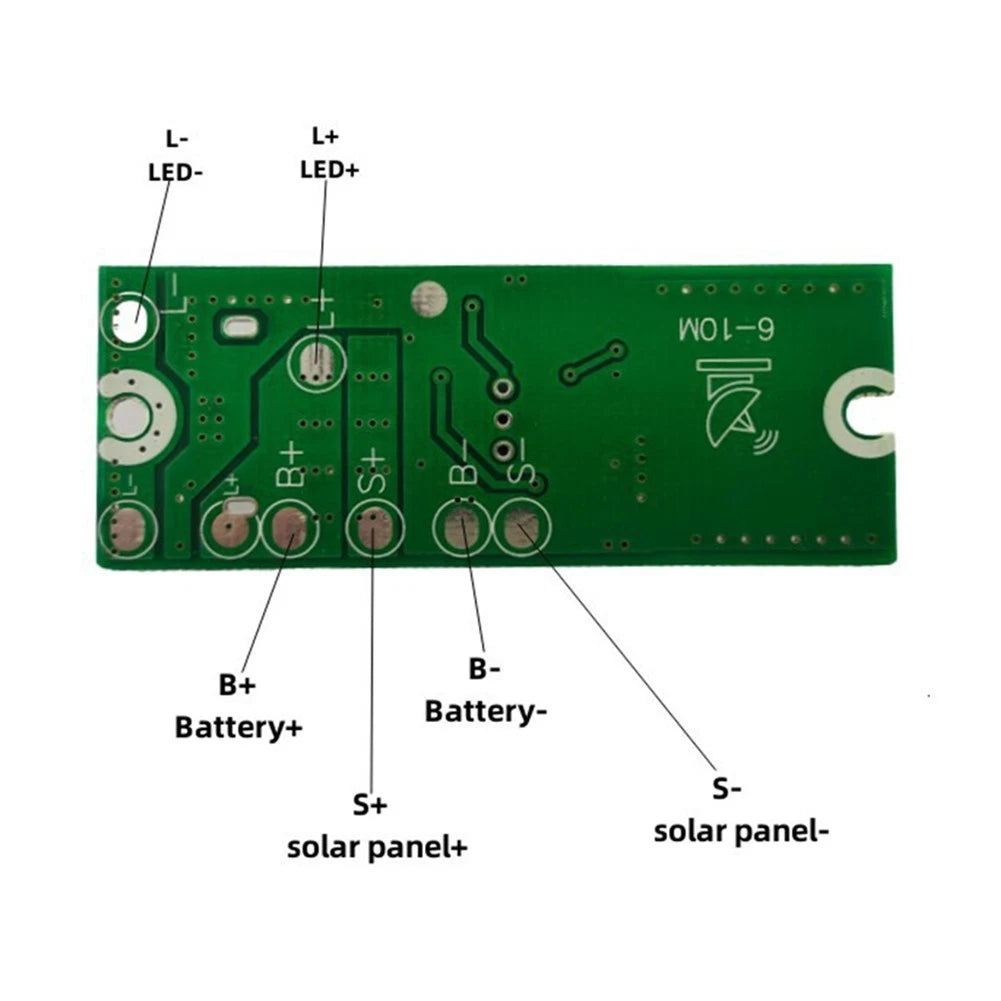 Solar Street Light Controller Remote Control Cable for 3.2V 3.7V Systems