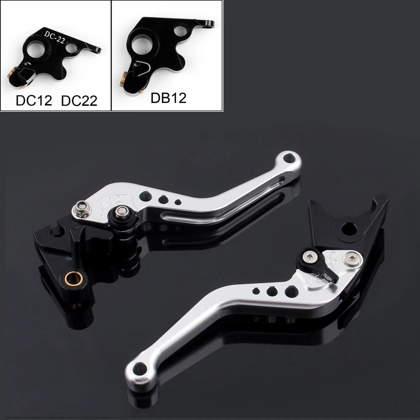 Brake Clutch Levers for Ducati 748 916 Monster M400 M600 M620 M750 ST2 ST4 (Silver)