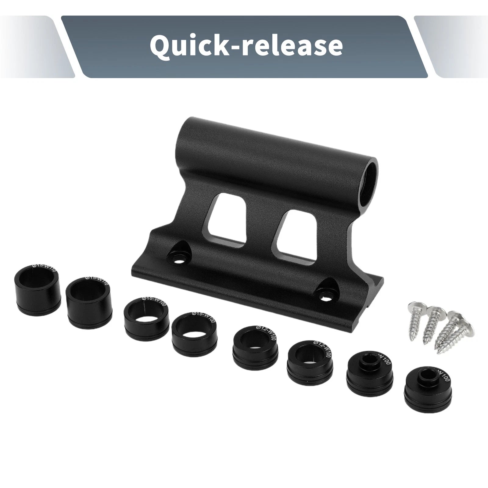 Universal Quick Release Bike Fork Mount Rack Set for 0.26 Inch Thru Axle