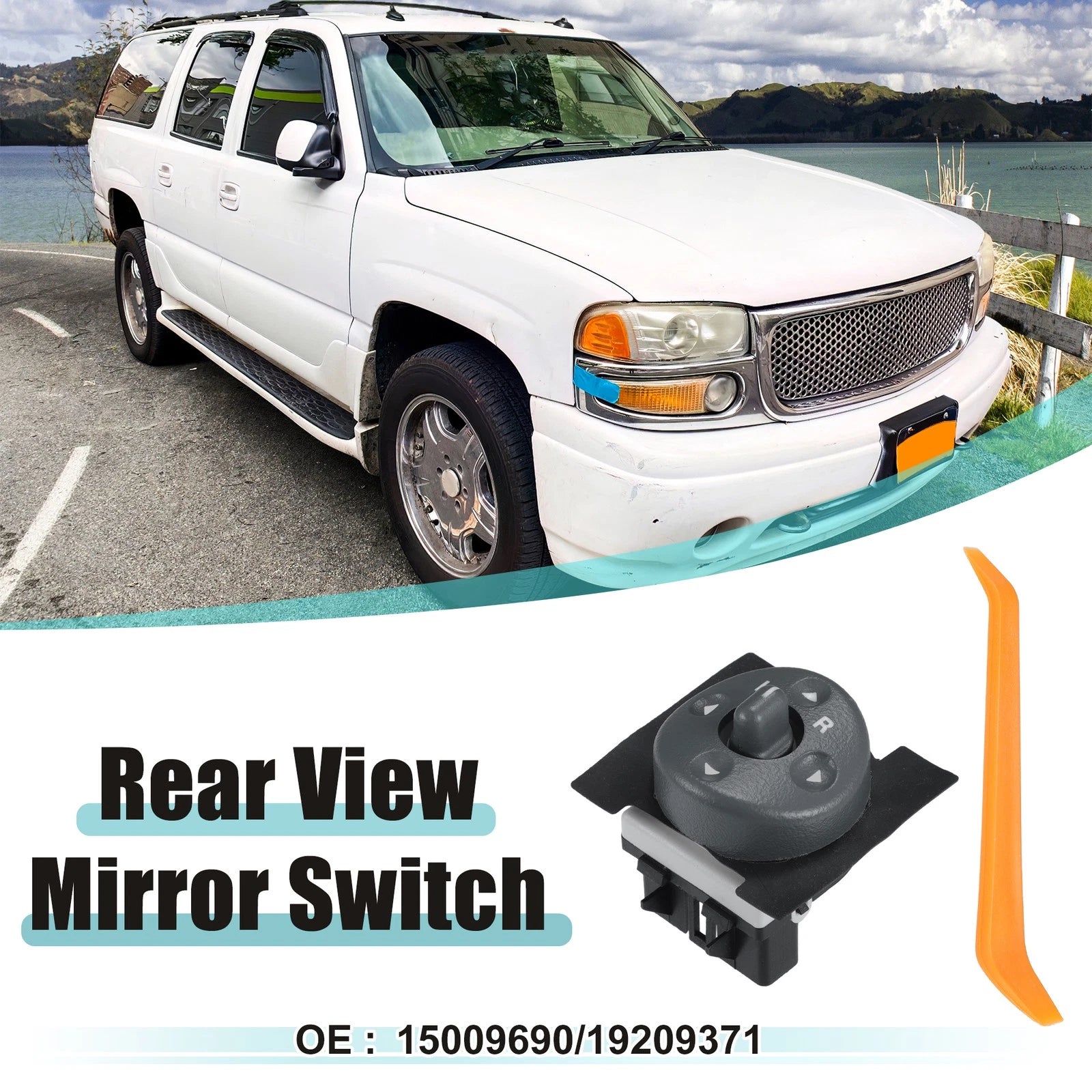 Rear View Mirror Remote Control Switch Replacement for GMC Sierra (2012–2018)
