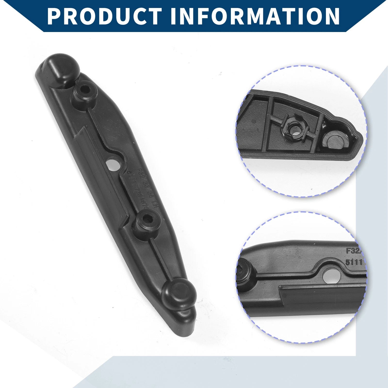 Front Left Bumper Retainer Bracket No. 51117294679 for BMW 428i (2014–2016)