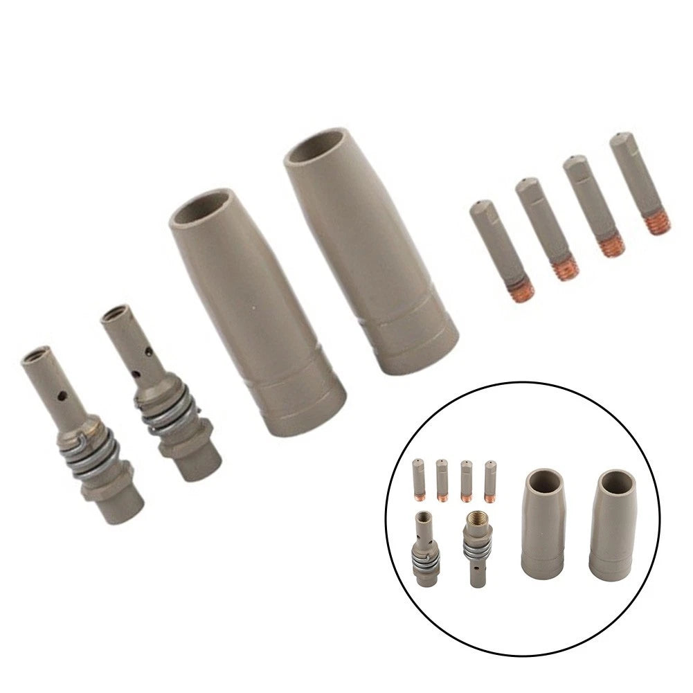 8PCS MIG Welding Replacement Parts for 15AK Torch Non-Stick Coating