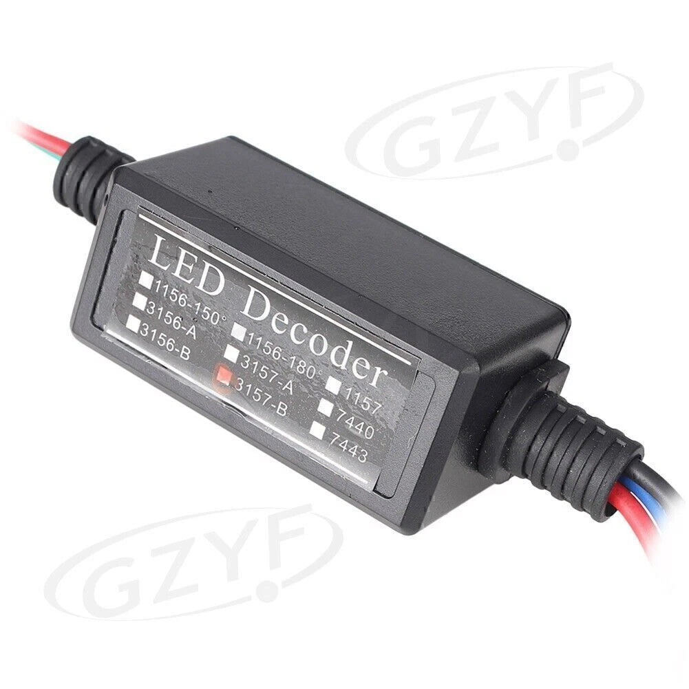 2X 3157B LED Decoder for Turn Signal Light (No Hyper Flashing)