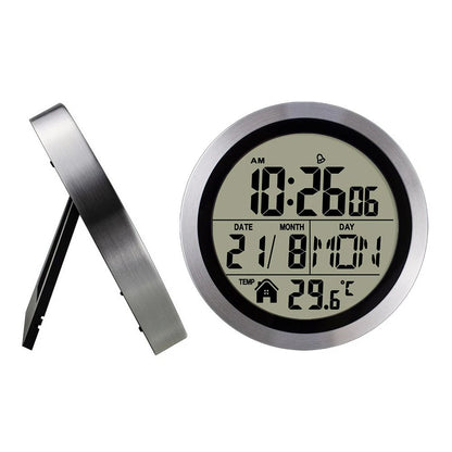 Digital Wall Clock with LED Display for Home