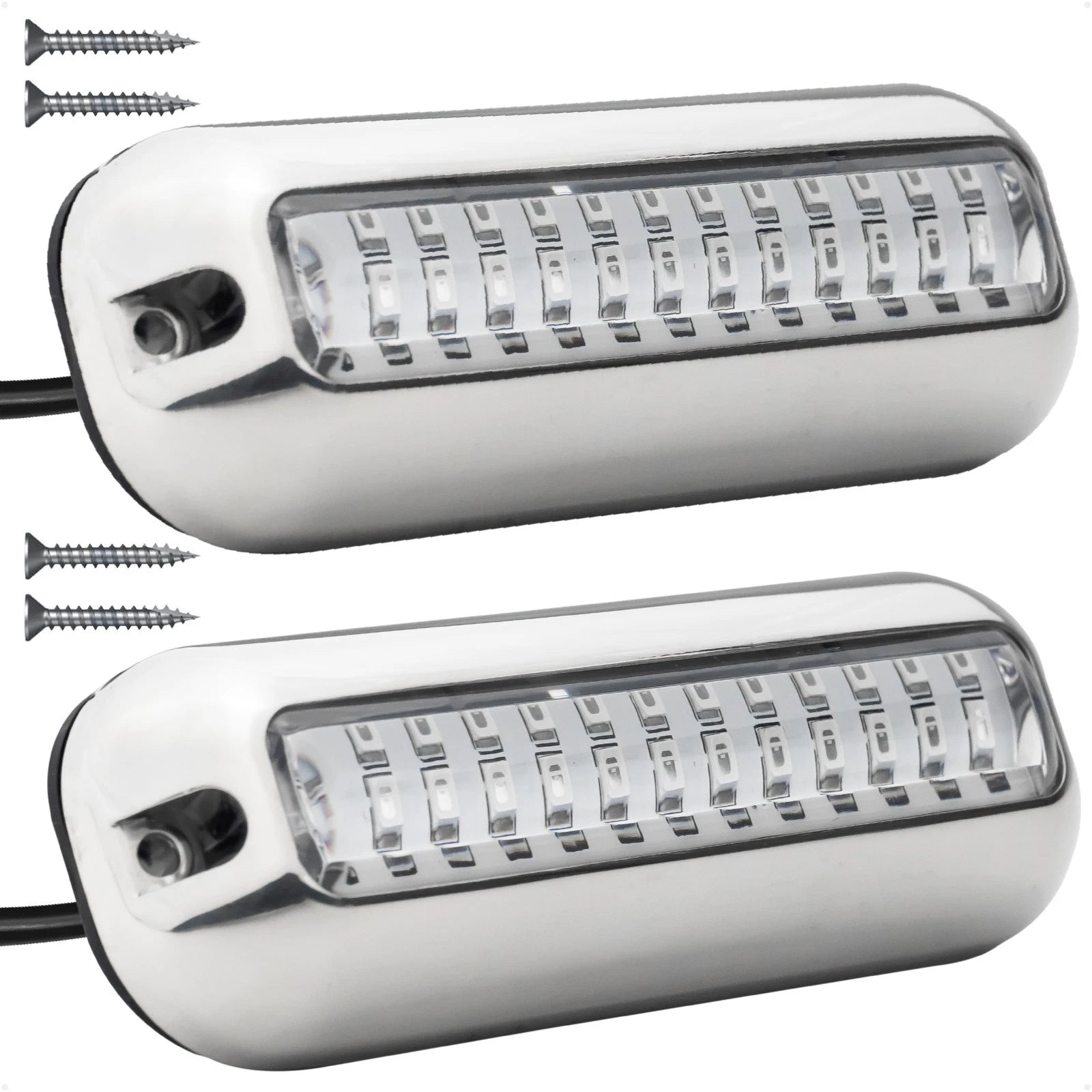 2X LED Underwater Light for Boat (12V)